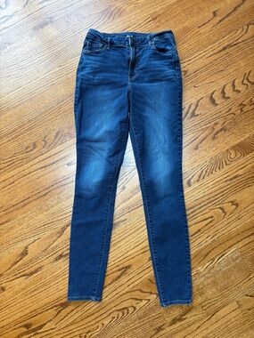 Old Navy Women's High-Waisted Dark Blue Skinny Jeans